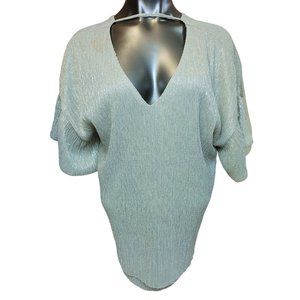 Venessa Virginia Women's Gray Batwing Blouse XS